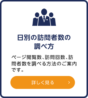 日別の訪問者数の調べ方