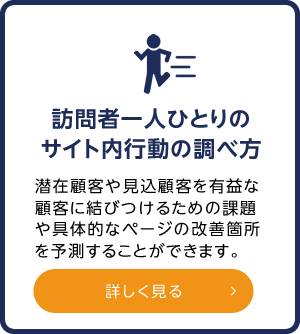 訪問者一人ひとりのサイト内行動の調べ方